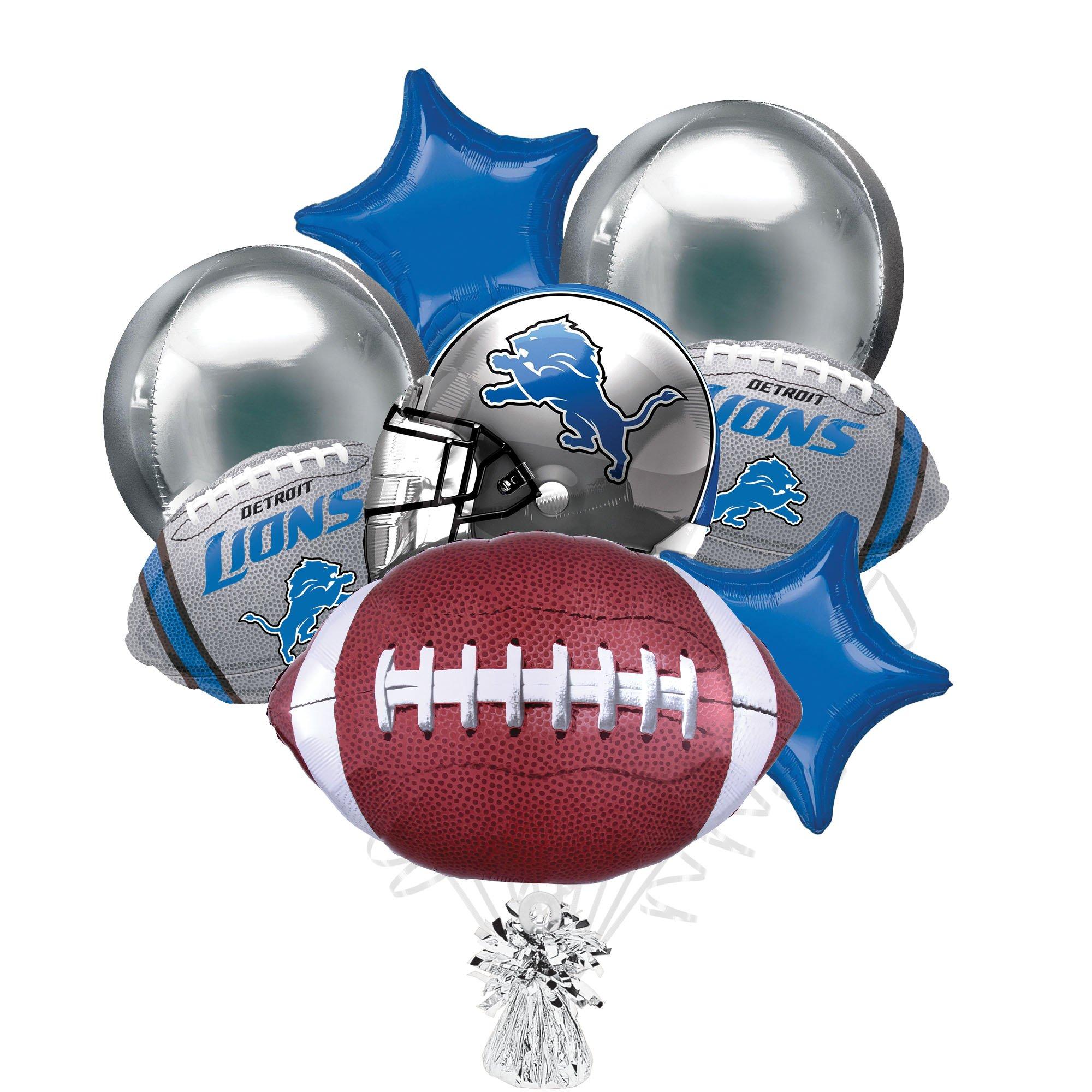 Detroit Lions Foil Balloon Bouquet